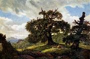 Carl Gustav Carus Oaks at the Sea Shore china oil painting reproduction